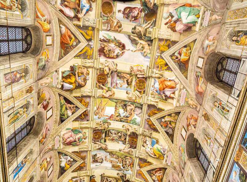 Sistine Chapel is the most iconic place in Rome, Italy