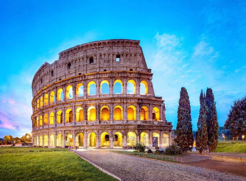 Rome: Colosseum by Night with Underground & Arena Floor Tour