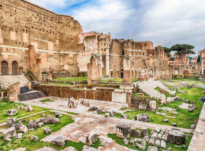 Trajan’s  Market is a large complex of ruins in the city of Rome, Italy