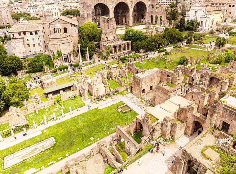 The Palatine Hill  is the site of the Lupercal cave