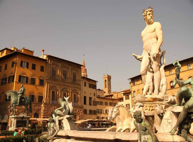 Enjoy your time at the Piazza Signoria, one of the most beautiful squares in the world and the political heart of the city.