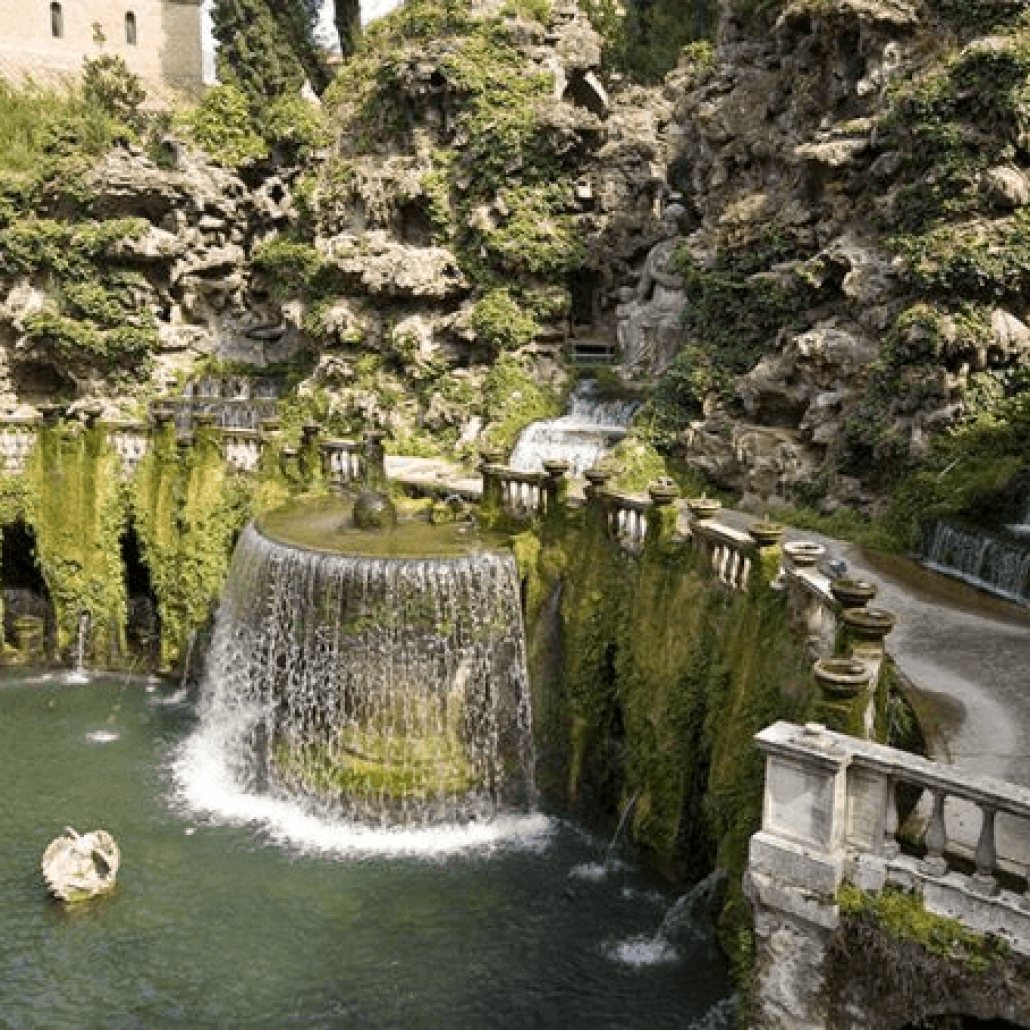 Visit the Villa d’Este Gardens with your kids in Rome, Italy