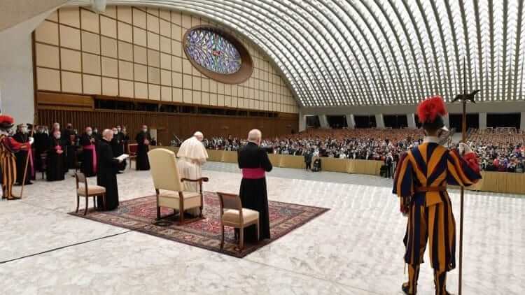 Special events with papal audience in St.Peter's Squrein Rome, Vatican