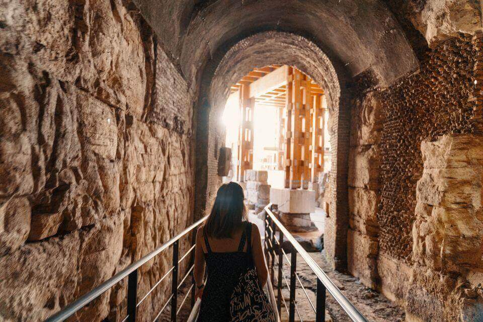 Visit the Underground Tunnels of Rome's Colosseum in Rome,Italy