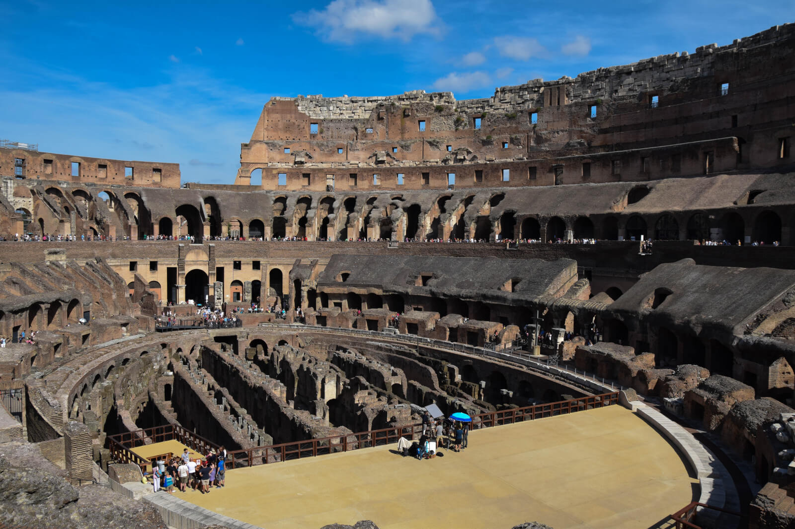 Can you visit Underground Colosseum without a guide