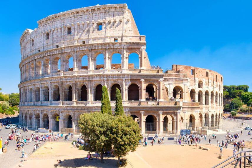 The Colosseum is a symbol of antiquity and the city of Rome