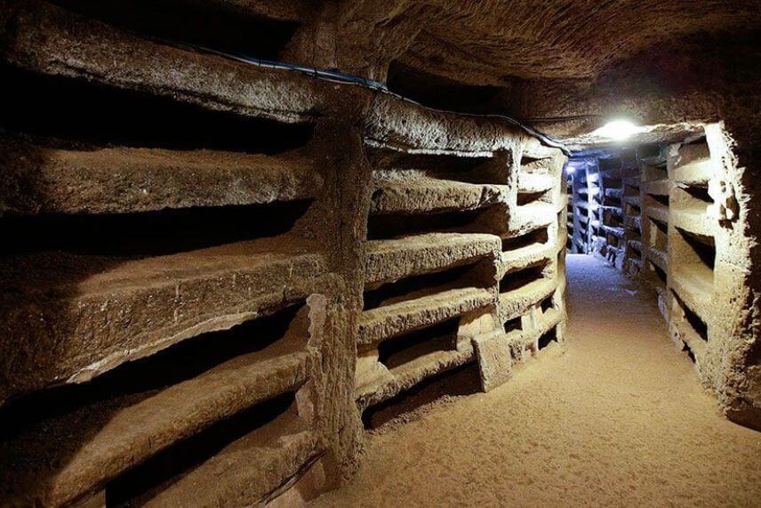  The Catacomb of Priscilla is an archaeological site on the Via Salaria in Rome, Italy