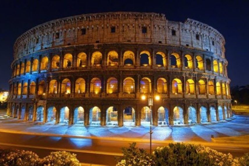 The Colosseum is famous for parades and films
