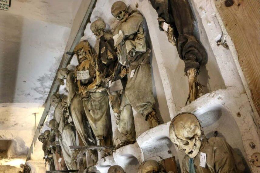 The catacombs tour is an in-depth dark tour of Rome
