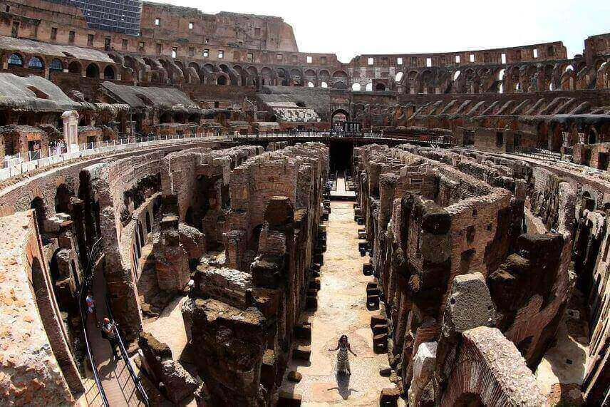 Colosseum is the most iconic place in Rome, Italy